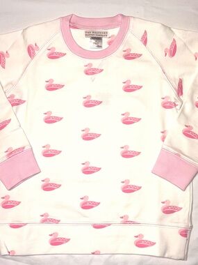 Cassidy Comfy Crewneck Merrimack Quack Quack Palm Beach Pink sz 5 NWT